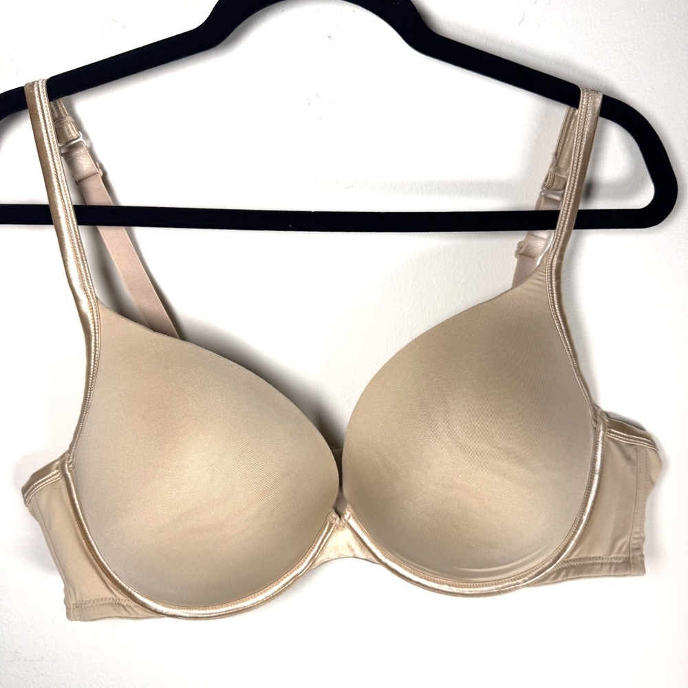 Cacique 44C Bra Smooth Bust Plunge Beige
